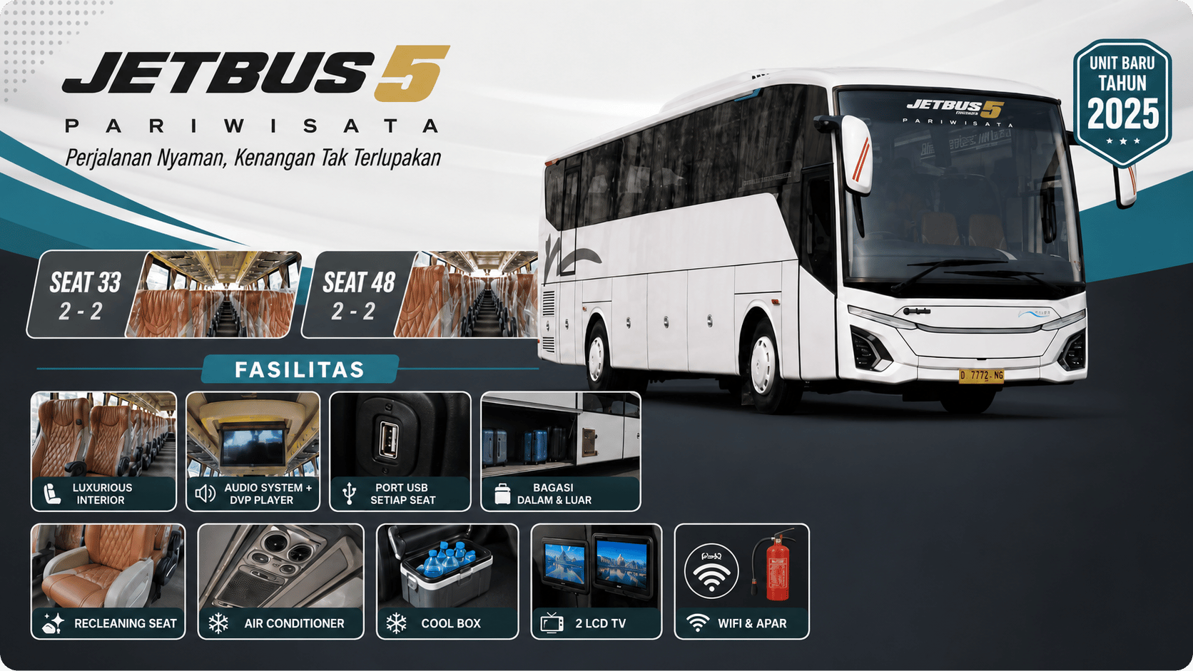 Sewa bus & paket wisata THE RAAHIL TOUR AND TRAVEL