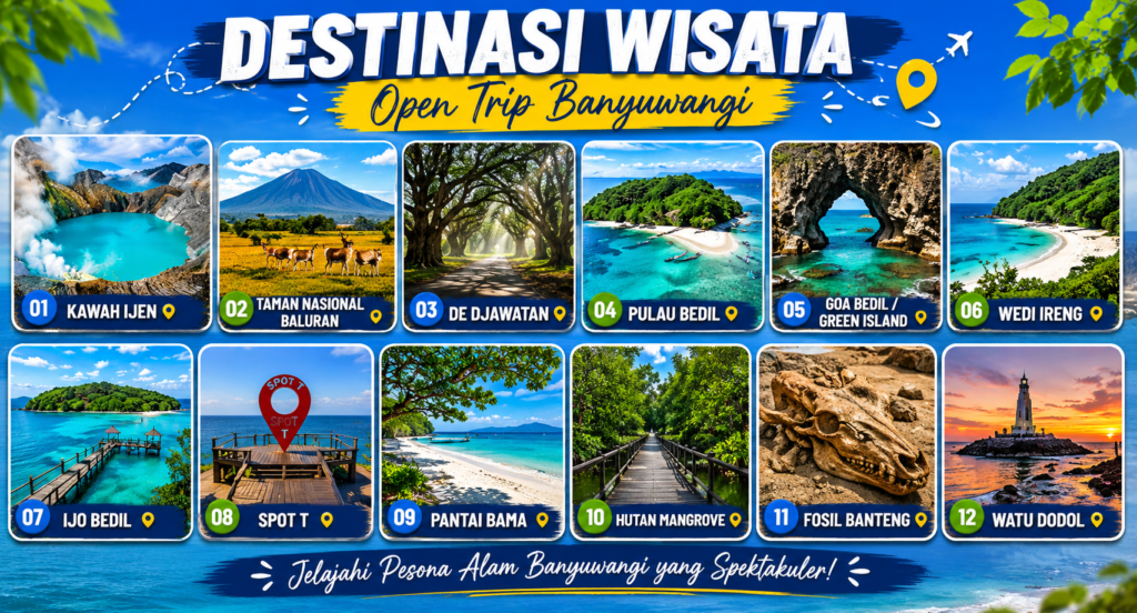 Open Trip Banyuwangi Destination Raahil Tour