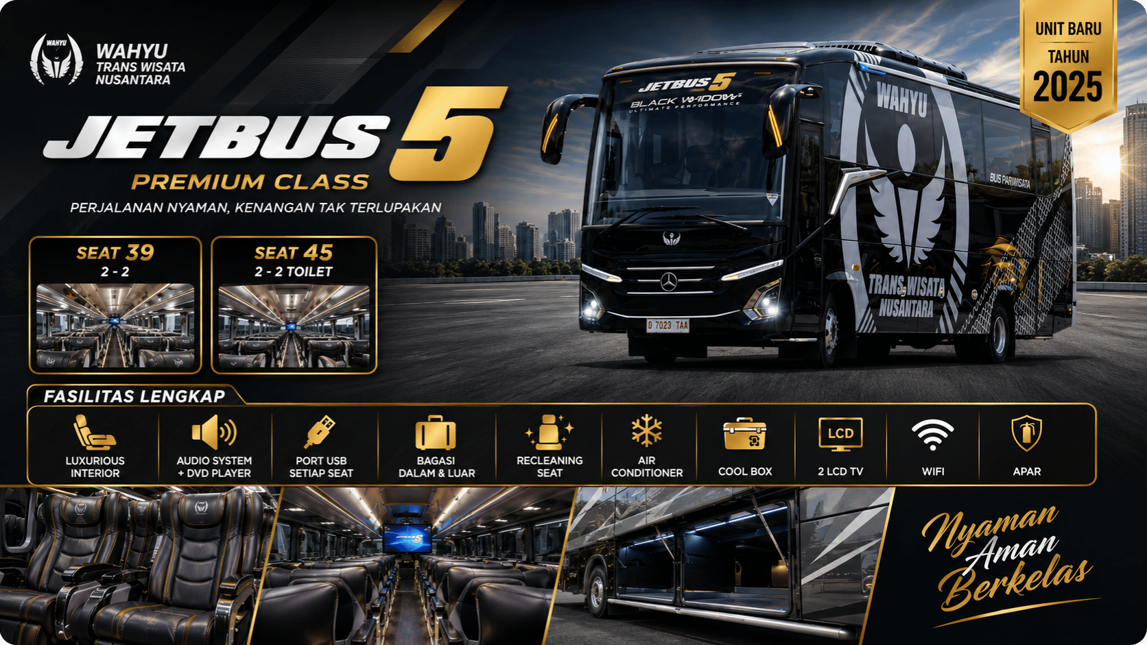 Sewa bus & paket wisata THE RAAHIL TOUR AND TRAVEL